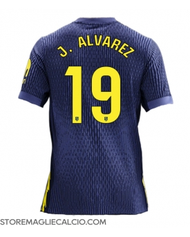 Atletico Madrid Julian Alvarez #19 Maglia Gara Trasferta Repliche 2025-26